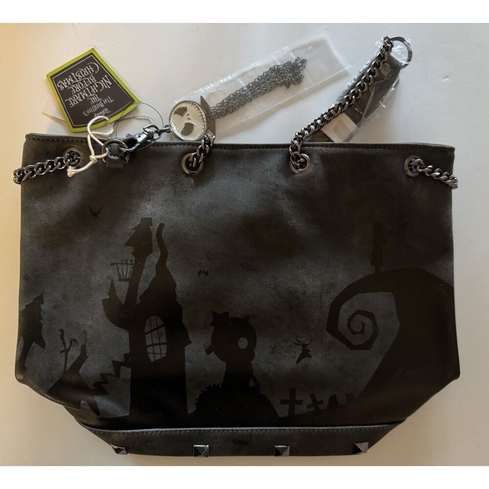 Loungefly X Nightmare Before Christmas Halloween Town Tote Bag *NEW *DISNEY NWT